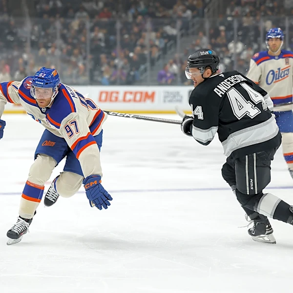 Connor McDavid's 3-point first period propels Oilers past winless LA Kings 4-1 for 5th straight win