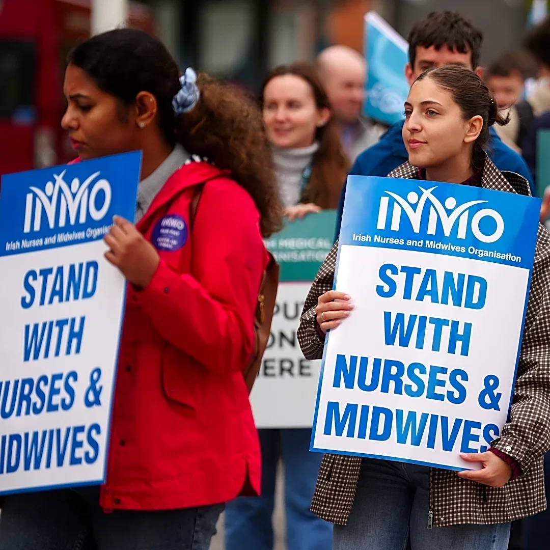 Irish public sector workers strike, leading to school closures and canceled medical appointments
