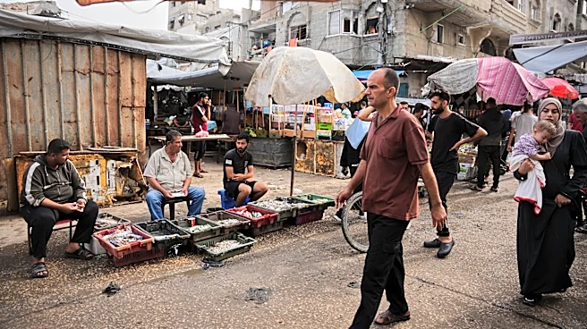 Israel says commercial goods will not enter Gaza, a major shutoff for the hungry territory