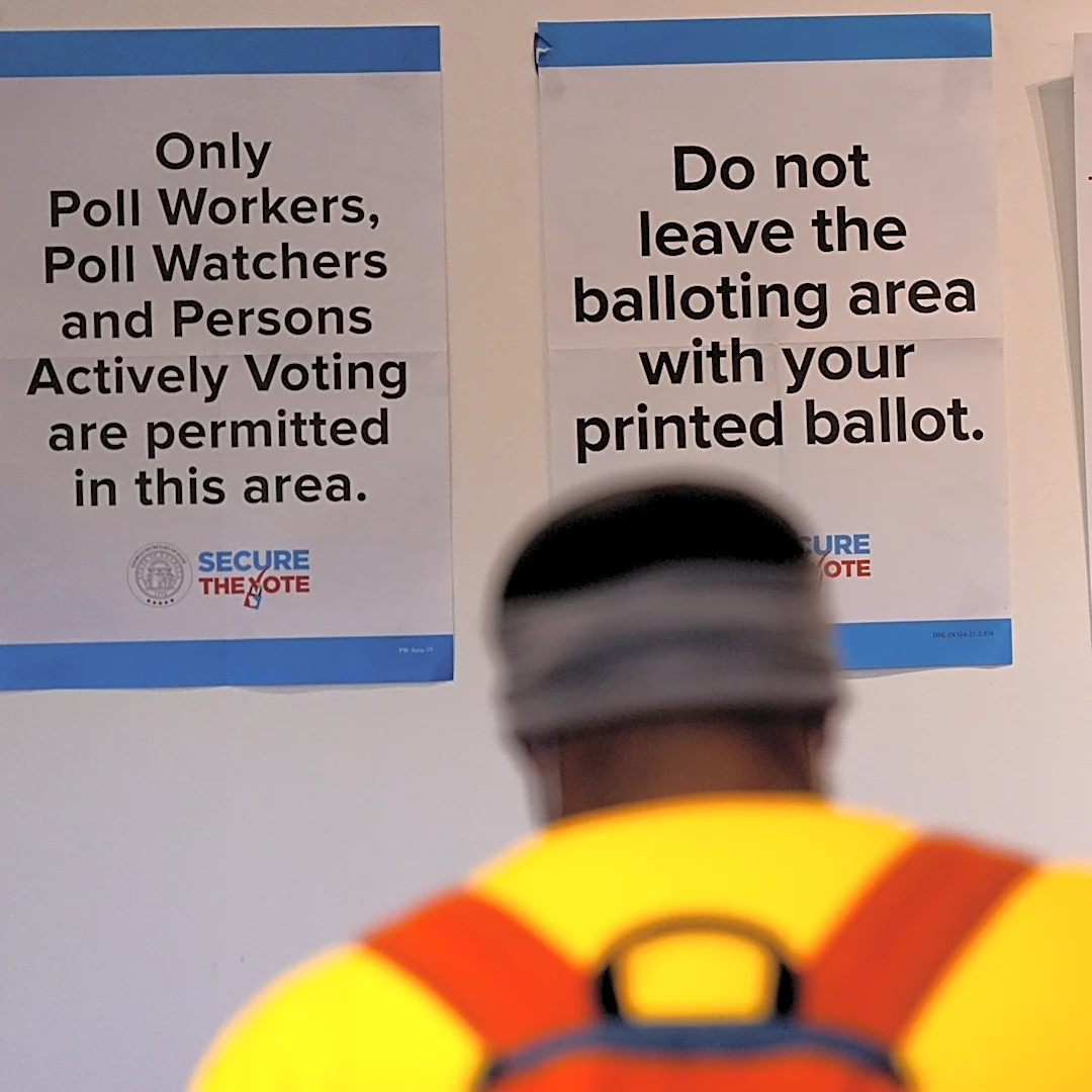 FACT FOCUS: Social media posts falsely claim ballots marked by a poll worker will be disqualified