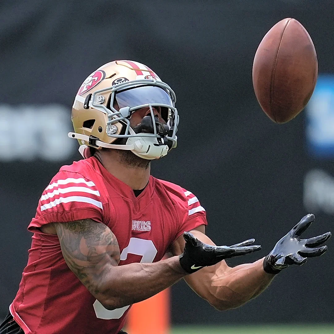 The 49ers open the practice window for WR Christian Kirk