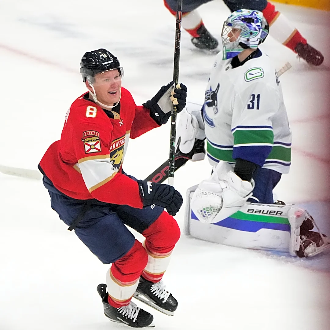 Brady Tkachuk completes his 2nd straight natural hat trick in OT as Panthers stun Canucks