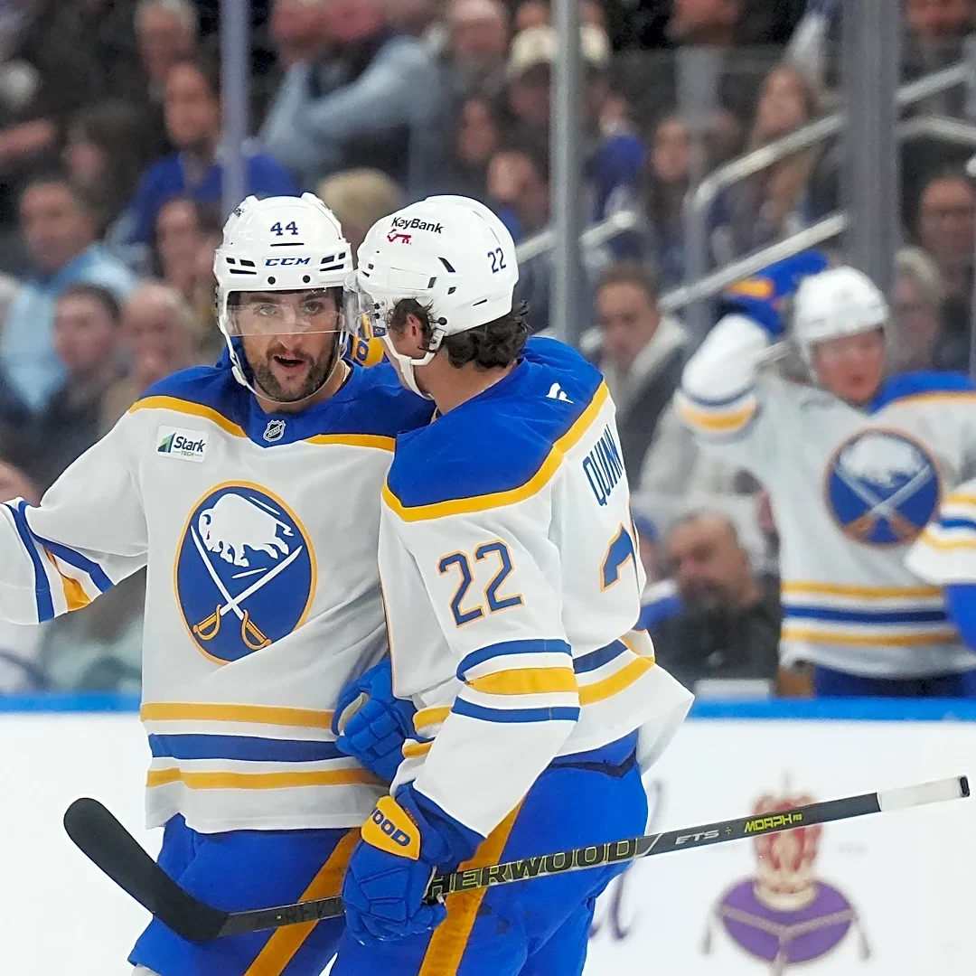Owen Power scores in OT to complete Sabres' rally for 5-4 win over Maple Leafs