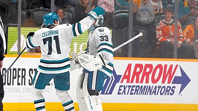 Celebrini scores lone shootout goal to lift the Sharks past the Predators 3-2