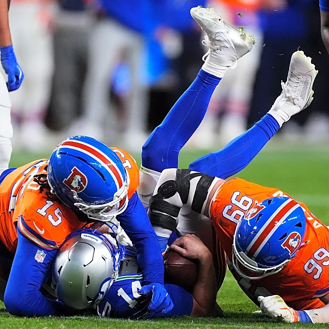 Sam Darnold gets hit 17 times by Broncos defense, takes ownership of miscues as Seahawks fall in OT