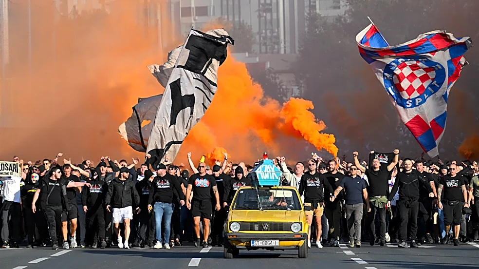 Croatian soccer fans arrested over anti-Semitic slurs during match with Amsterdam team