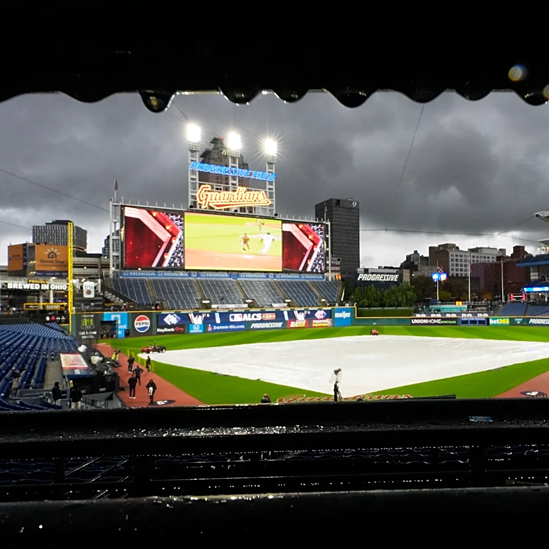 ALCS Game 4 postponed by rain; Rays and Guardians to resume series Saturday