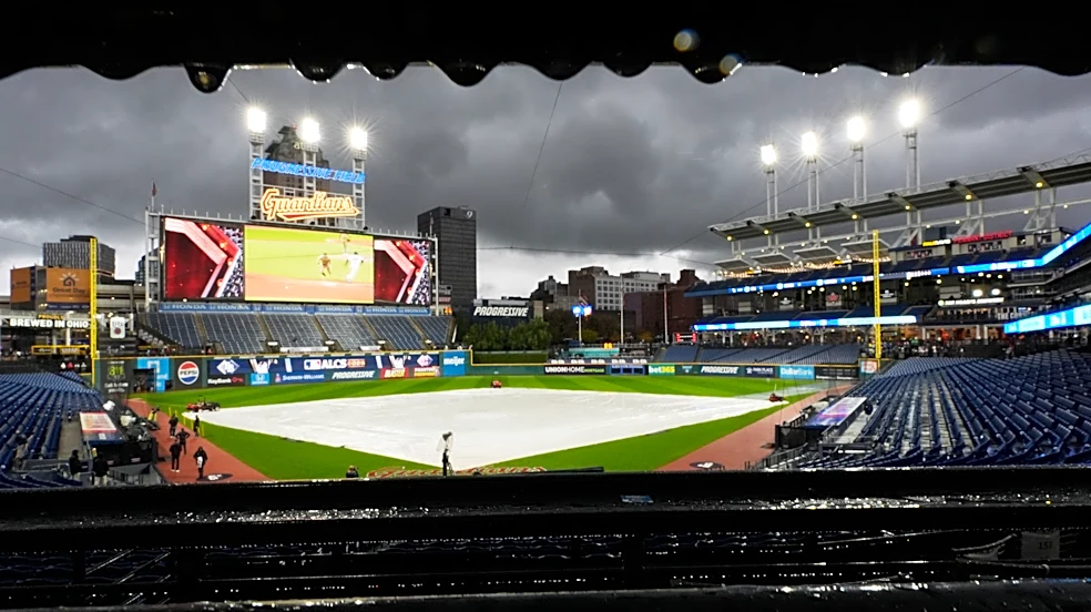 ALCS Game 4 postponed by rain; Rays and Guardians to resume series Saturday