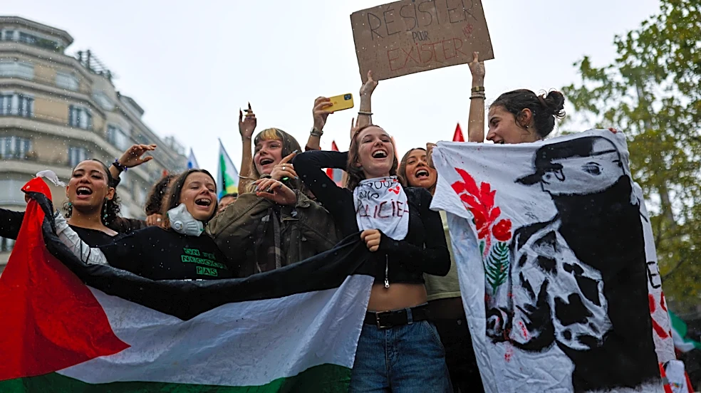 Protesters across France rally over rising living costs, joining students' grievances
