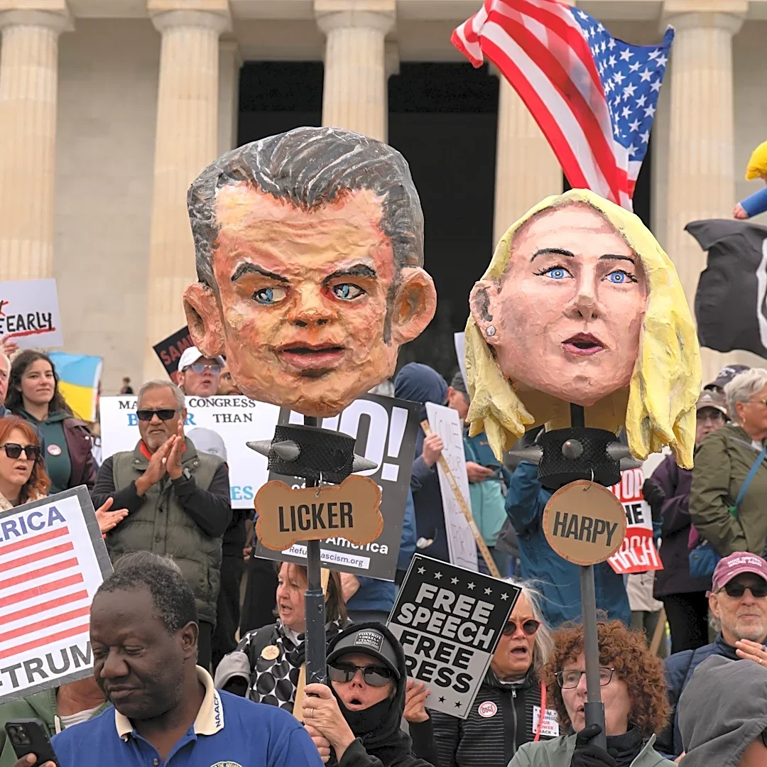 No Kings rallies across U.S. urge voters to cast ballots early ahead of midterms