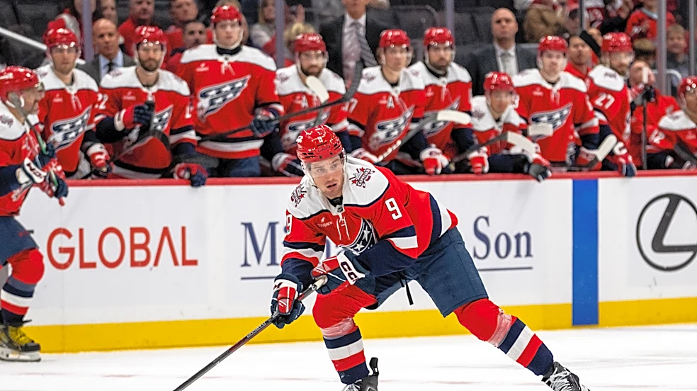Ryan Leonard scores highlight-reel goal, leads the Capitals over the Devils 4-2