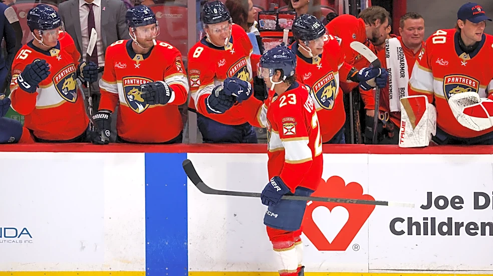 Verhaeghe, Bennett each get hat tricks, Panthers roll past Kraken 8-3