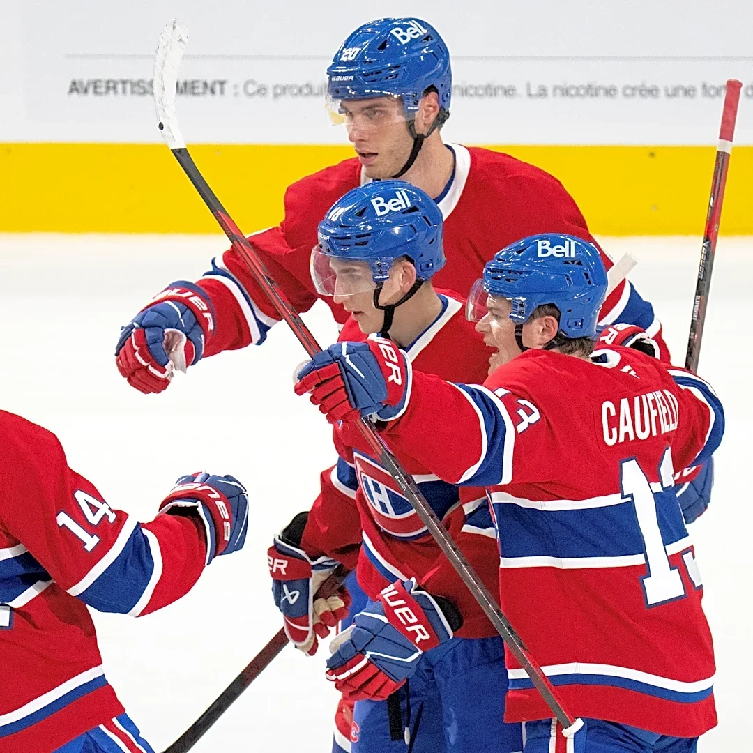 Caufield scores his second goal in OT to lift Canadiens over Sabres 4-3