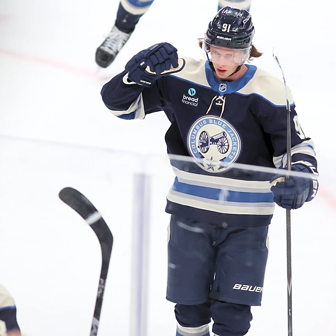 Kent Johnson scores in OT as Blue Jackets beat Rangers 1-0 behind Jet Greaves' shutout