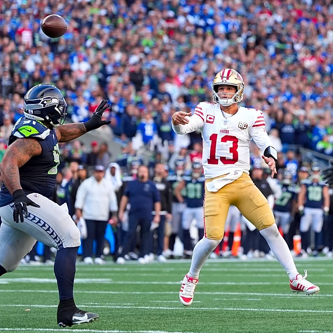 49ers QB Brock Purdy is poised to take over top spot on career passer rating list