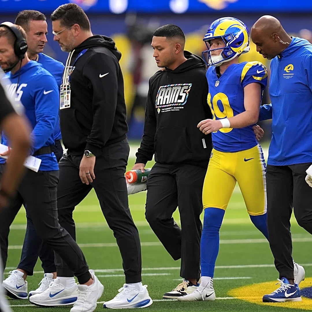 Rams kicker Blake Grupe injures knee vs. Cardinals in first game with new team