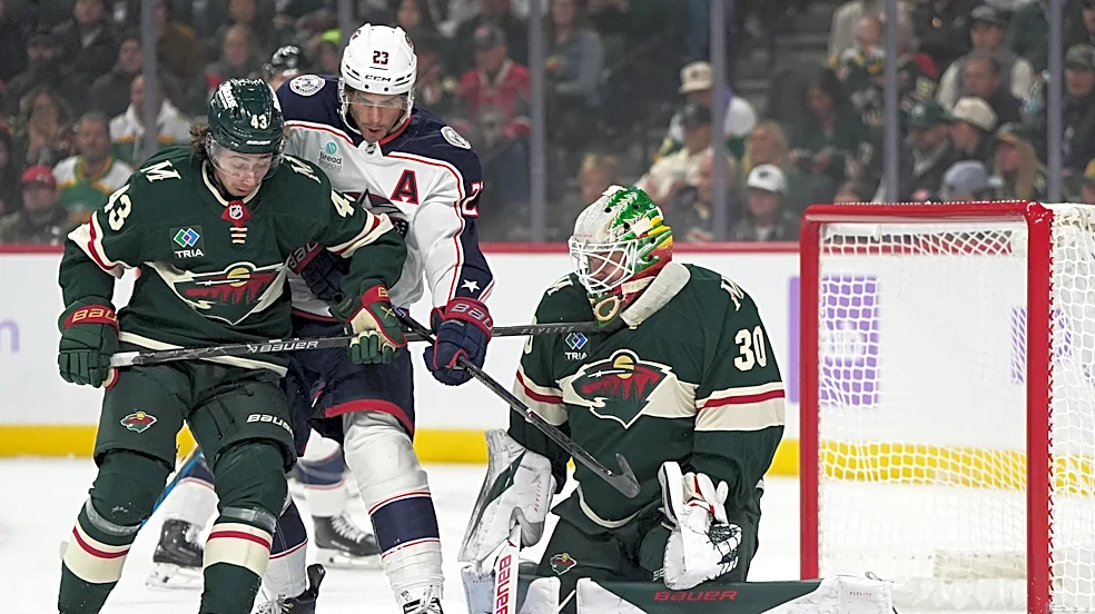 Kaprizov, Wallstedt carry the Wild past the Blue Jackets, 2-1