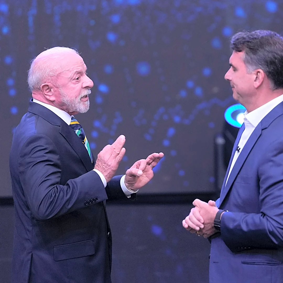 Brazil's Lula and Flávio Bolsonaro trade barbs in 1st debate only days before presidential runoff