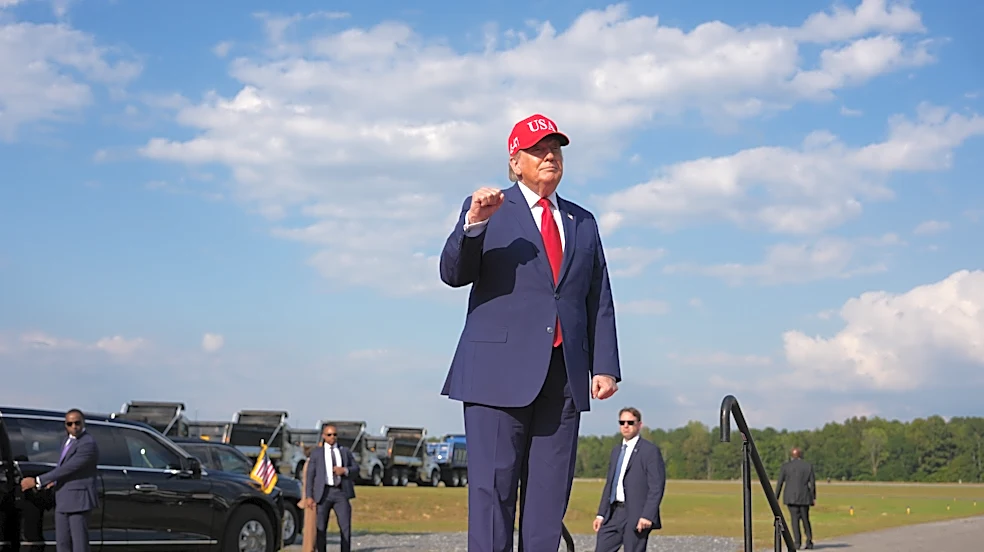 The GOP counts on farmers' votes. As a costly harvest season raises concerns, Trump heads to Kansas