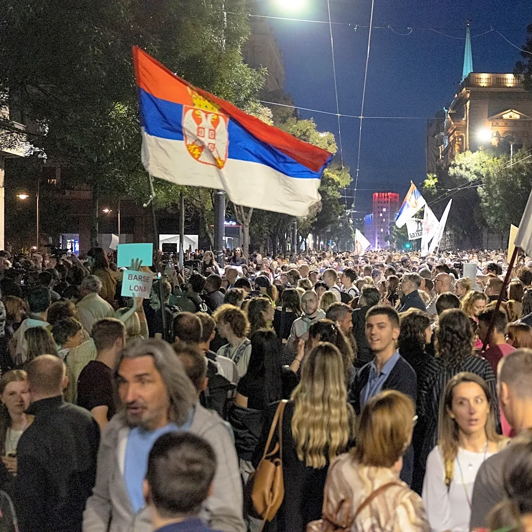 Serbian rector's phone was infected with spyware during student protests, group says