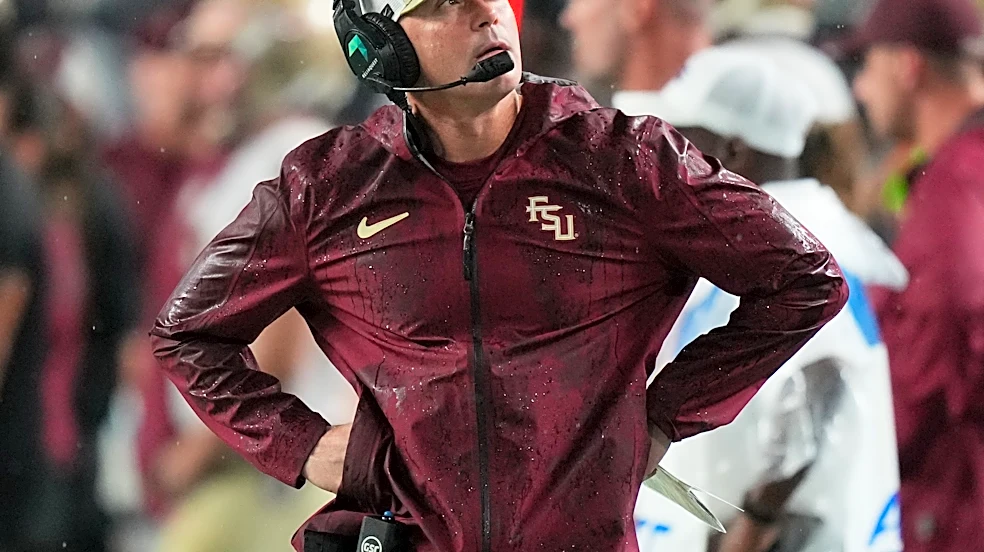 Florida State coach Mike Norvell rips ACC officials, says holding call in OT was 'an absolute joke'