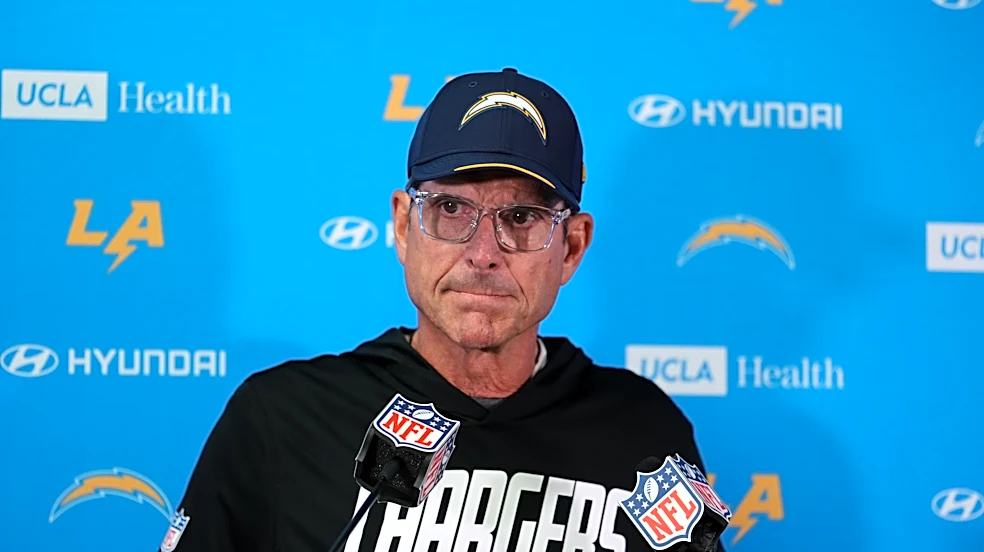 Jim Harbaugh looking for answers in all aspects of the Chargers' struggling offense