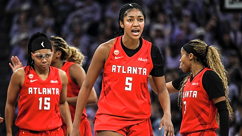 Angel Reese has 30 points, 16 rebounds as Dream beat Valkyries 79-65 to even WNBA Finals at 1-1
