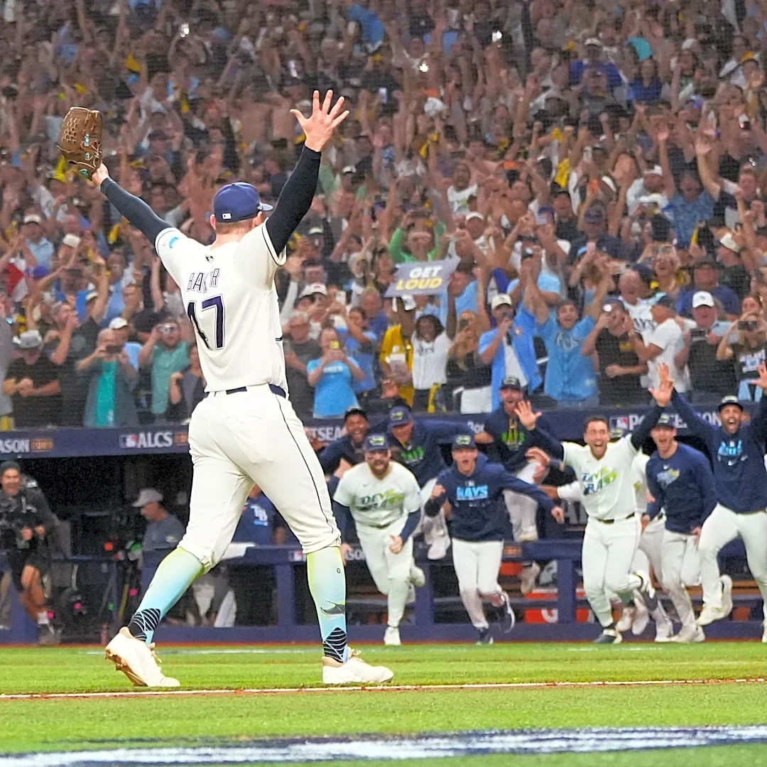 Peralta, Caminero and Díaz lead Rays to 7-3 win over Guardians and a trip to the World Series