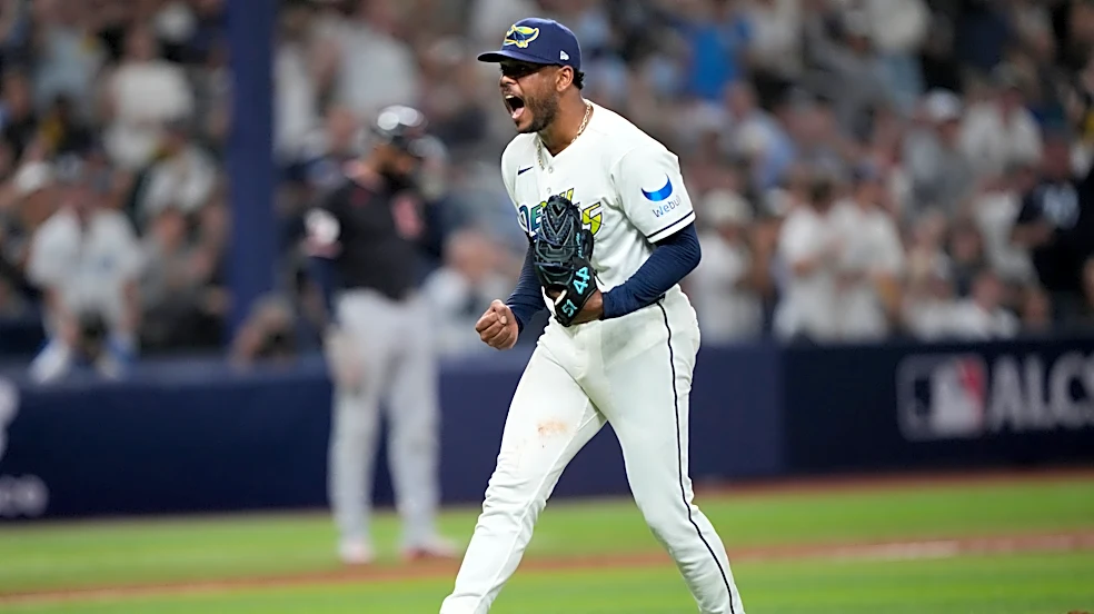`Fastball Freddy' Peralta earns ALCS MVP award after pitching the Rays into the World Series