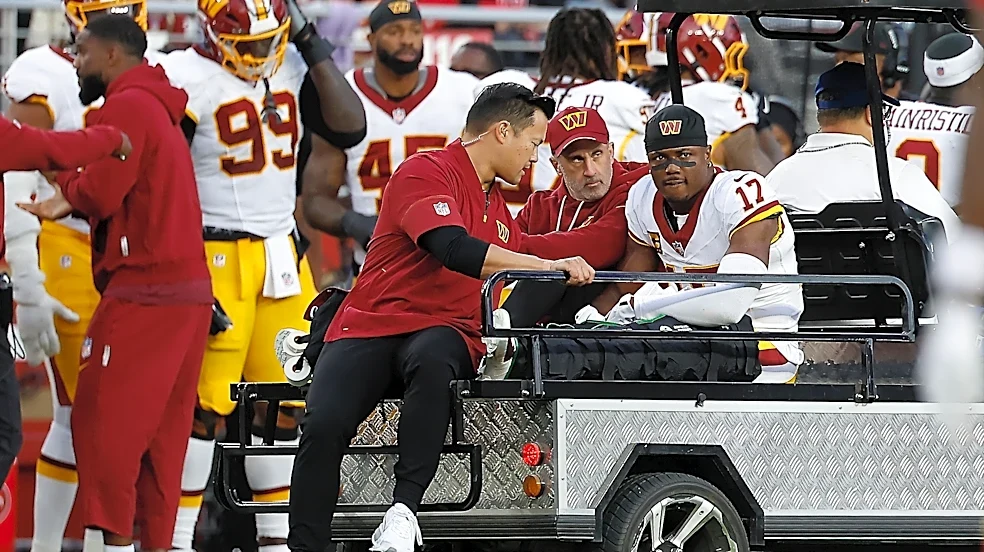 Commanders WR Terry McLaurin suffers knee injury vs. 49ers that team fears is serious