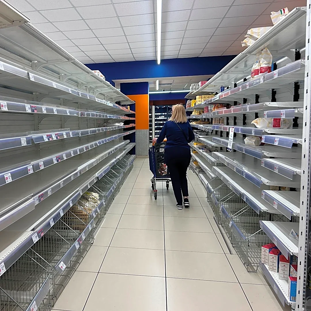 Trucker protest leaves supermarket shelves and gas pumps empty in southern Italy
