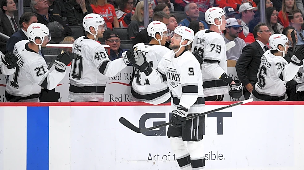 Adrian Kempe scores 2 goals and Kings beat Capitals 5-2 for first win of season