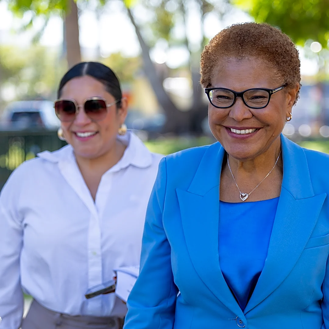In struggling LA, Mayor Karen Bass fights for 2nd term against democratic socialist-backed Raman
