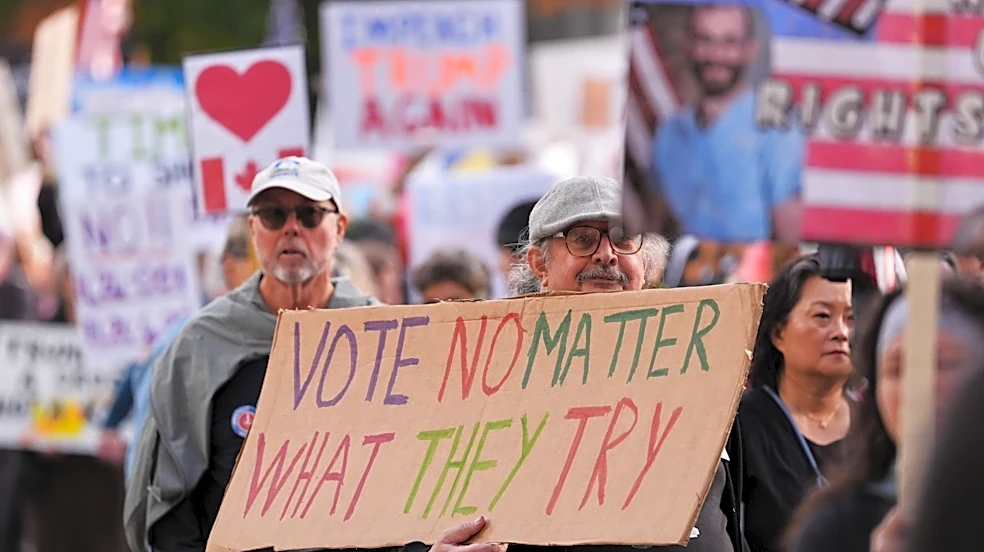 Democrats' faith in election results is falling but still exceeds Republicans', AP-NORC poll finds