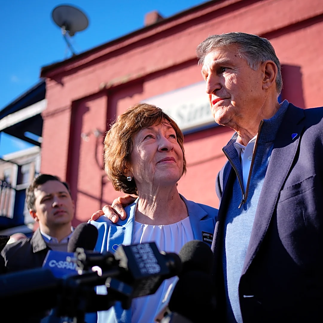 Maine Sen. Collins enlists ex-Democratic colleague Manchin in effort to highlight her independence