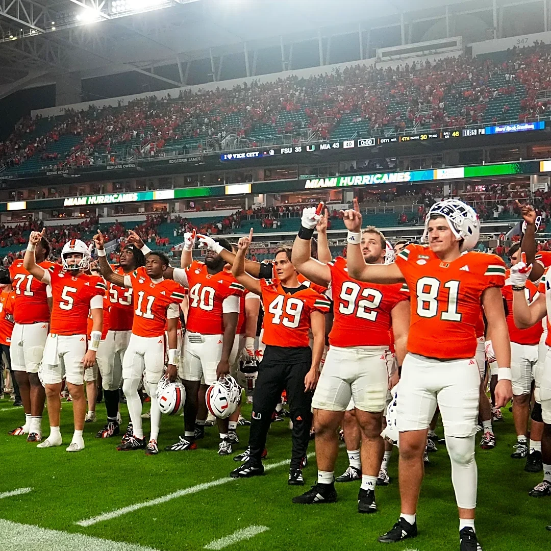 At Miami, it's a simple philosophy. Going 1-0 each week is prioritized over being ranked No. 1