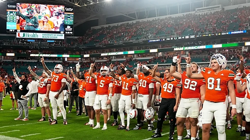 At Miami, it's a simple philosophy. Going 1-0 each week is prioritized over being ranked No. 1