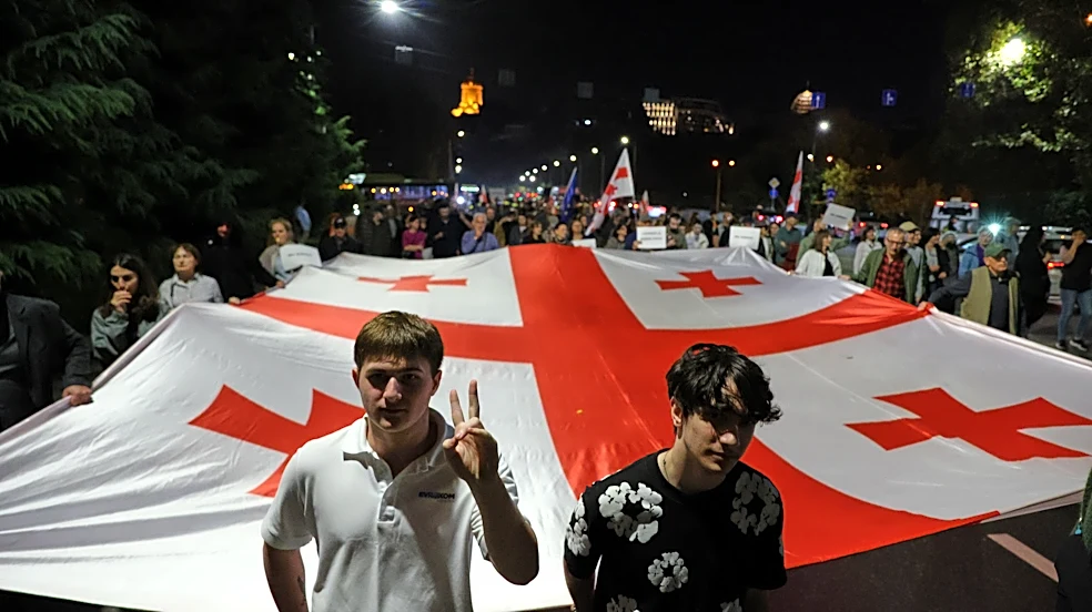 Georgia's top court hears lawsuit to ban main opposition parties in latest crackdown on dissent