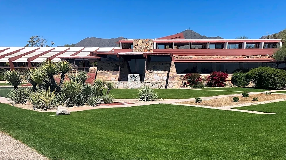 Visitor killed by piece of roof blown off Frank Lloyd Wright's winter home in Arizona