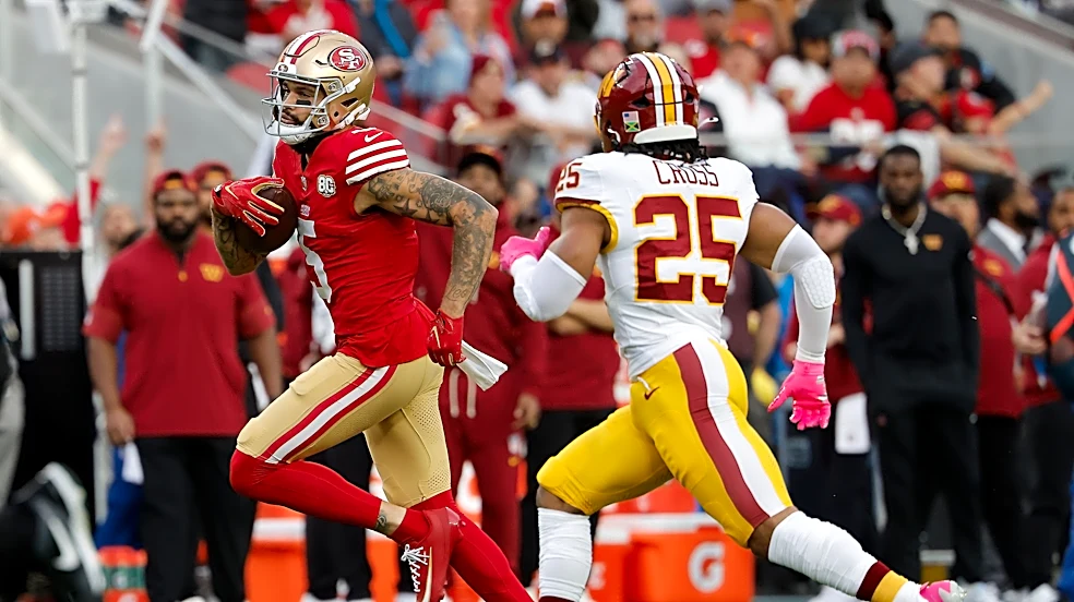 The 49ers are 'managing' Mike Evans' Achilles injury after he left last game early