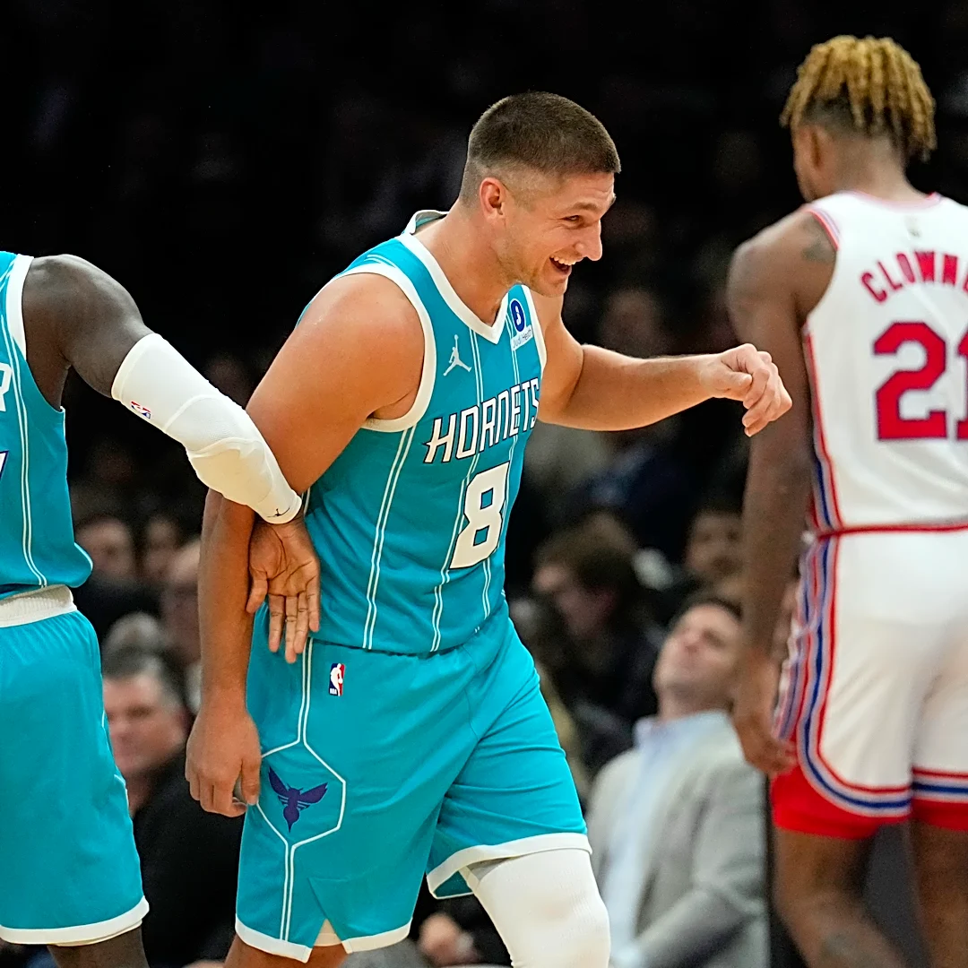 Naz Reid has 20 points and 11 rebounds in his Charlotte debut as the Hornets beat the Nets 110-103