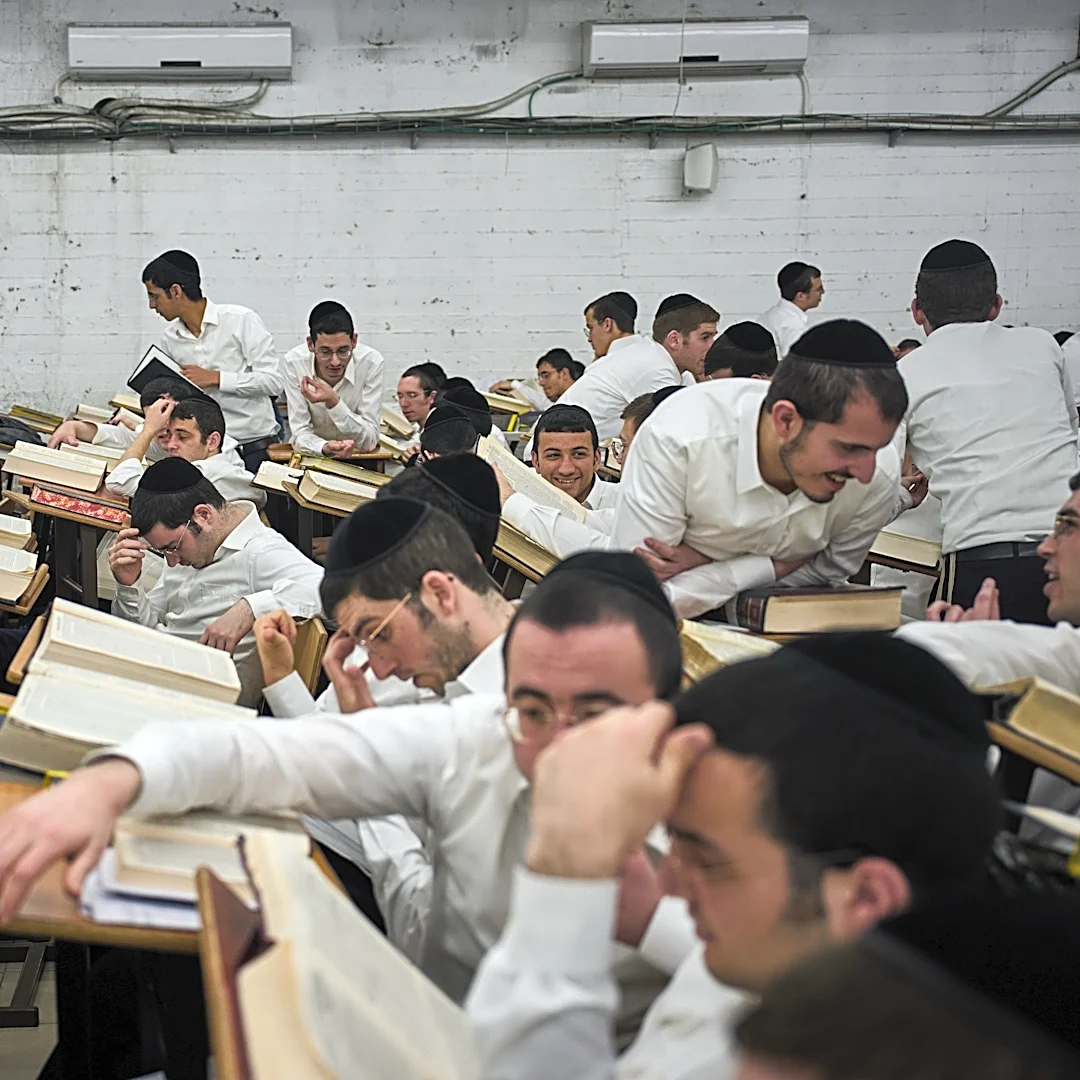 PHOTO ESSAY: Inside an elite ultra-Orthodox school as Israel's draft dispute looms over election