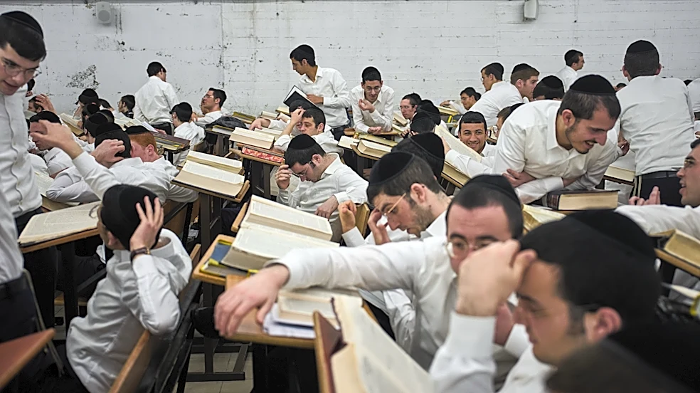 PHOTO ESSAY: Inside an elite ultra-Orthodox school as Israel's draft dispute looms over election