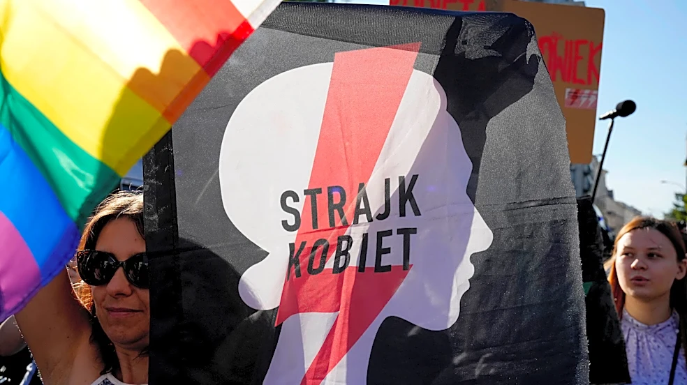 Women are protesting around Poland for free access to legal abortions