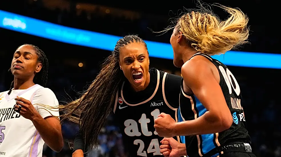 Atlanta Dream smother Golden State, riding a bruising defense to a 2-1 WNBA Finals lead