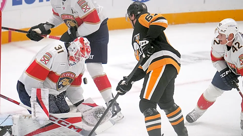 Florida Panthers rookie goalie Cooper Black — all 6-feet-9 of him — makes NHL history in debut