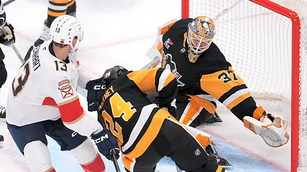 Silovs, Penguins blank Panthers 4-0 to spoil Florida goalie Cooper Black’s record-setting NHL debut