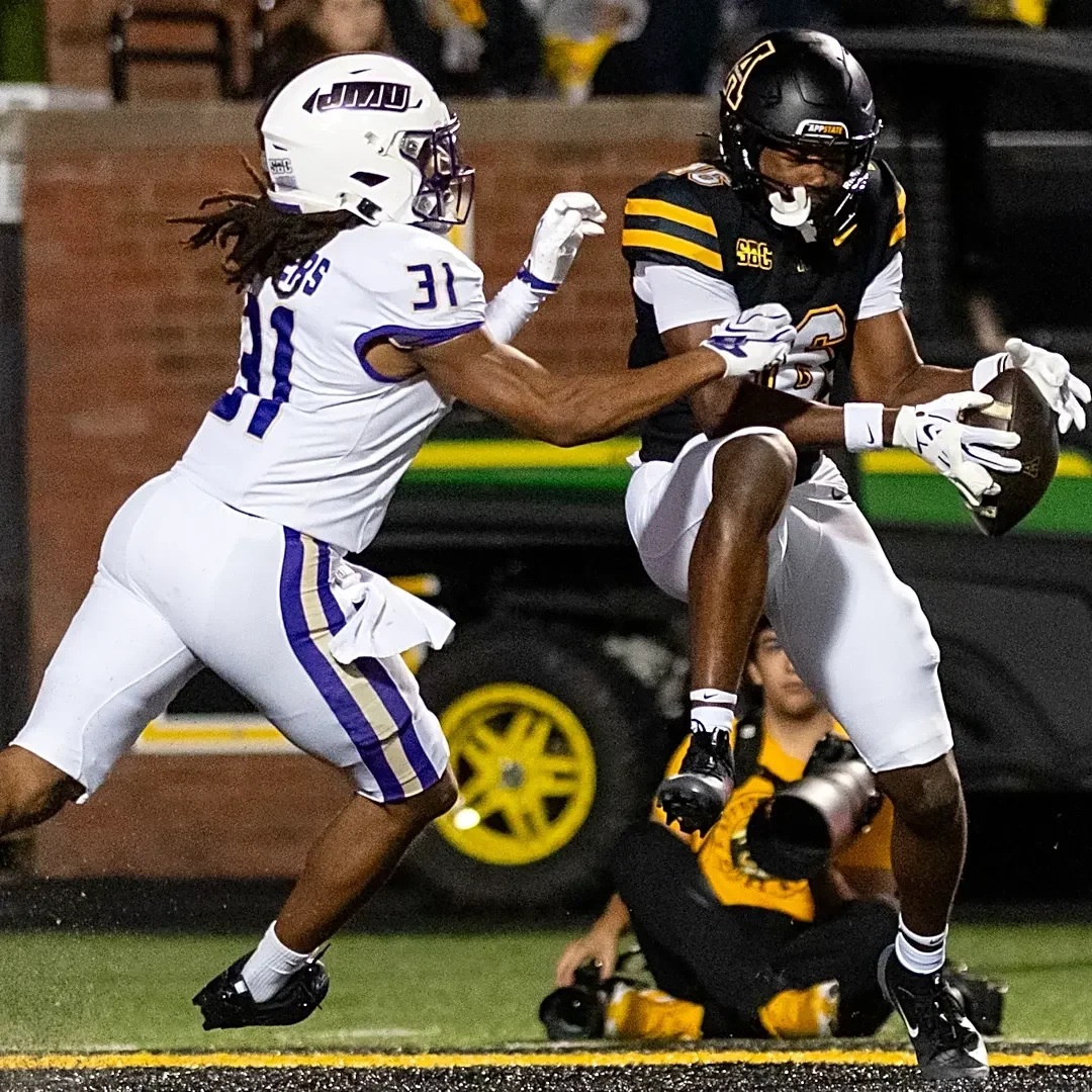 James London's 40-yard FG in OT helps Appalachian St. beat James Madison 34-31