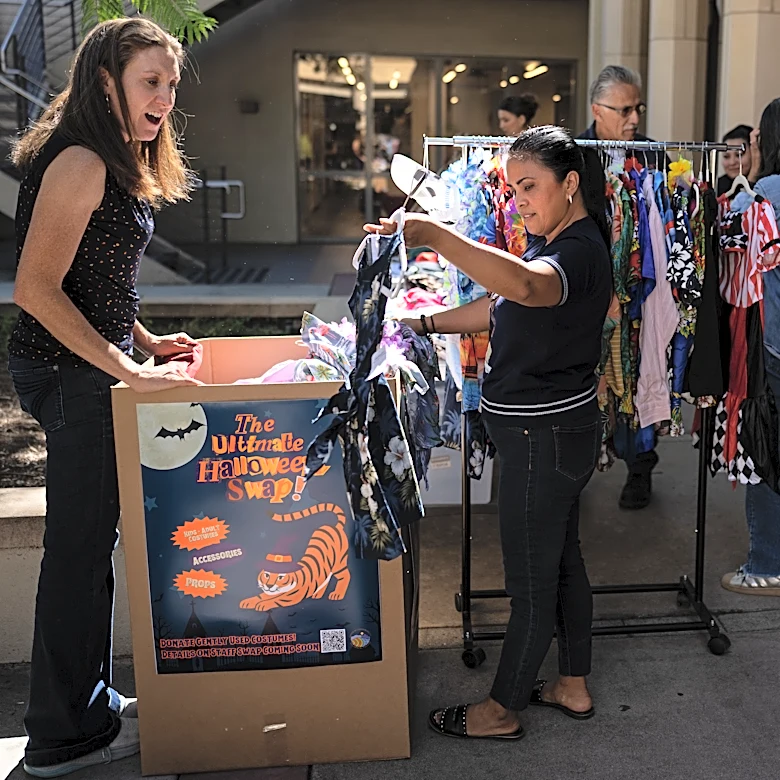 Halloween costumes have a spooky environmental impact. Swaps are a way to reduce waste and recycle