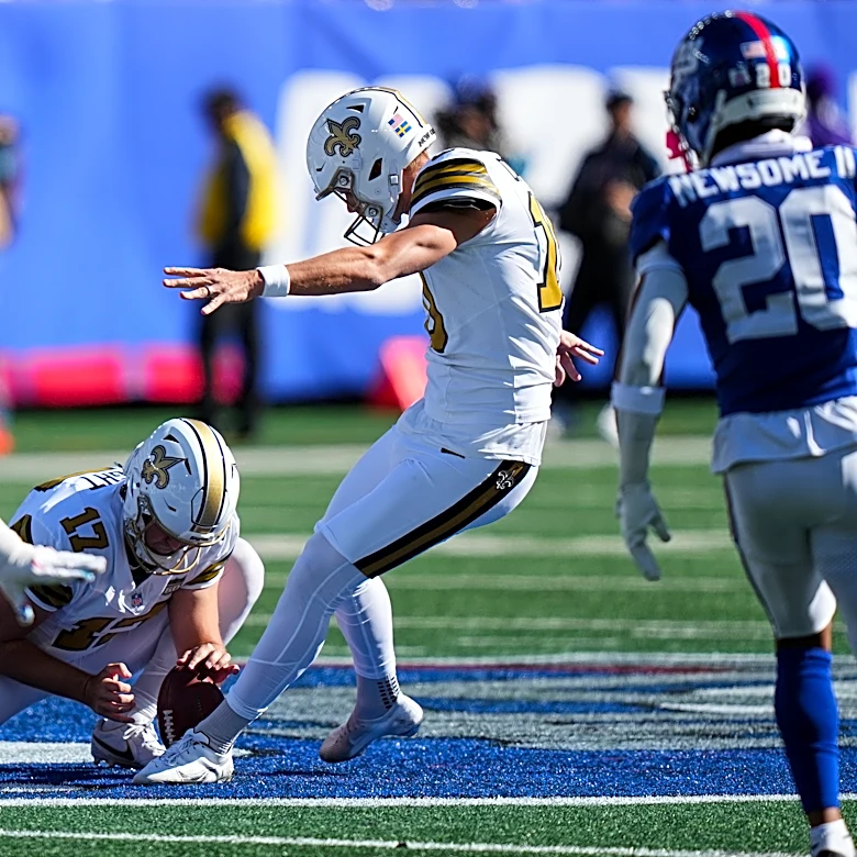 Saints kicker Carlson hopes to be back in time for birth of his fourth child after NFL game in Paris